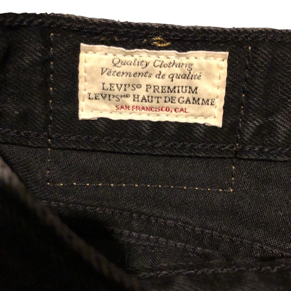 ARITZIA Levi’s Premium Loose Straight Black Jeans (Size 27) - Picture 6 of 11